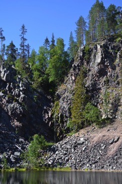 Waterfall at Isokuro Gorge